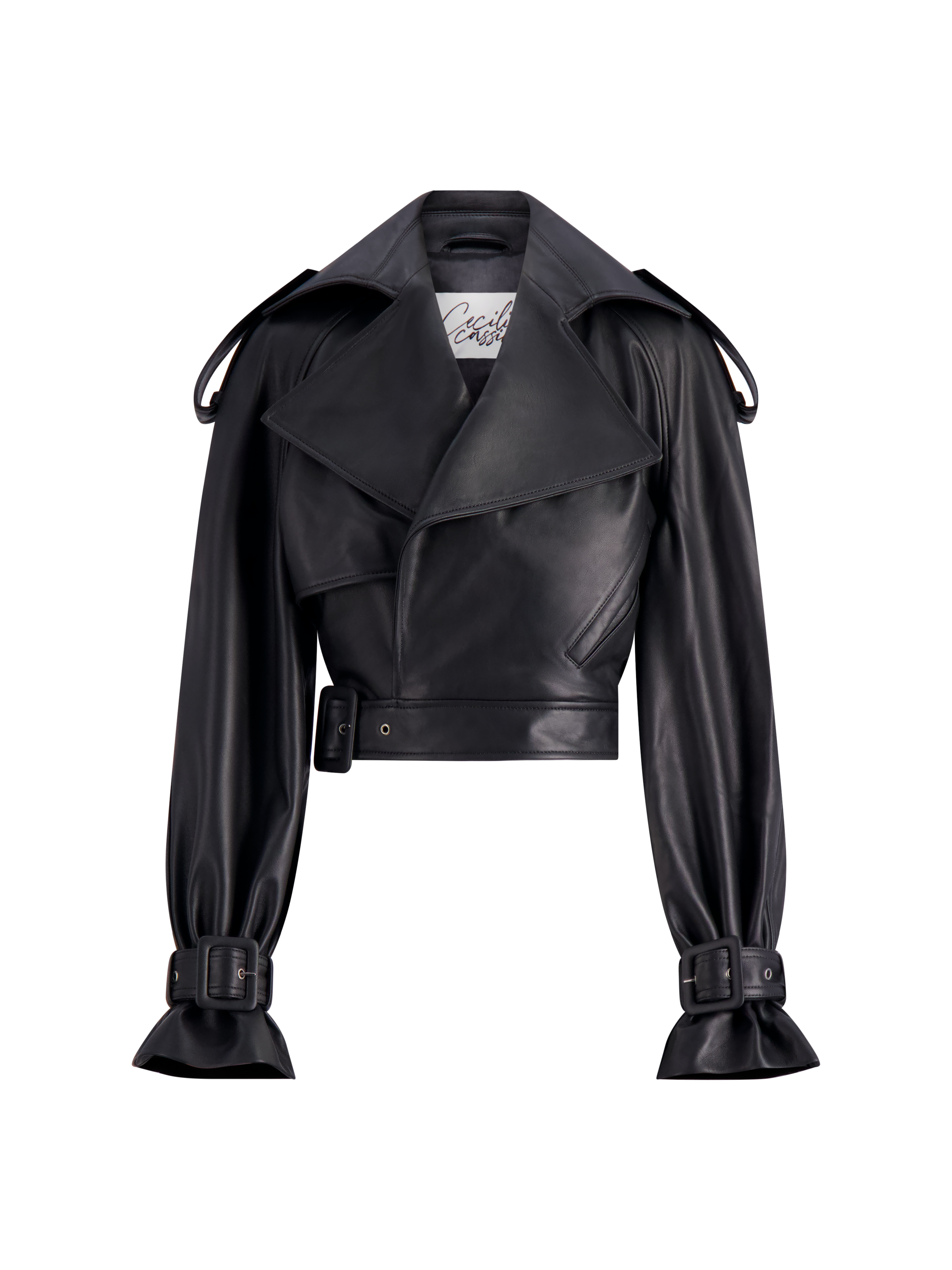 Cambon Leather Jacket | Black