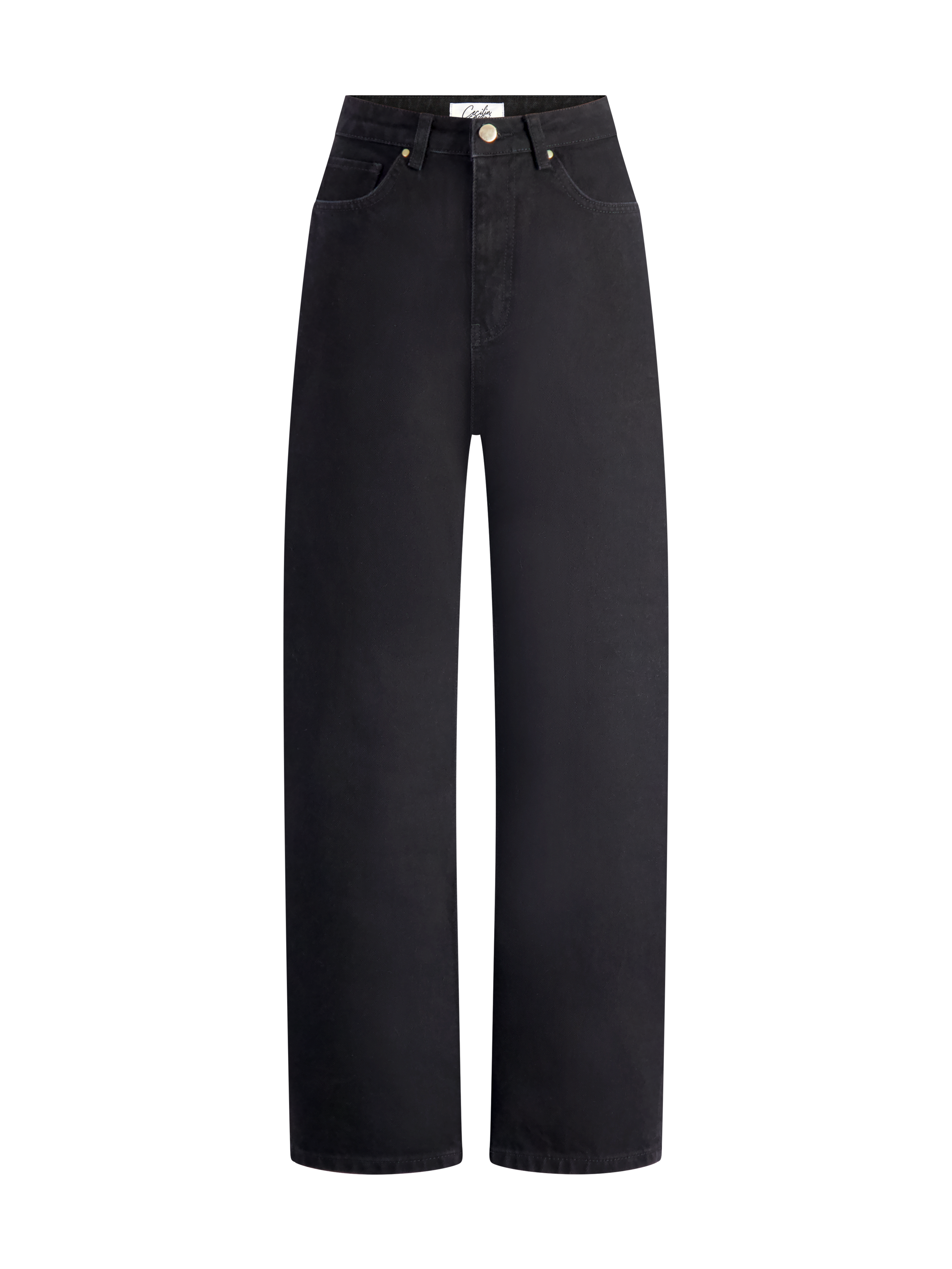 Cecilia Straight Leg Jeans | Black