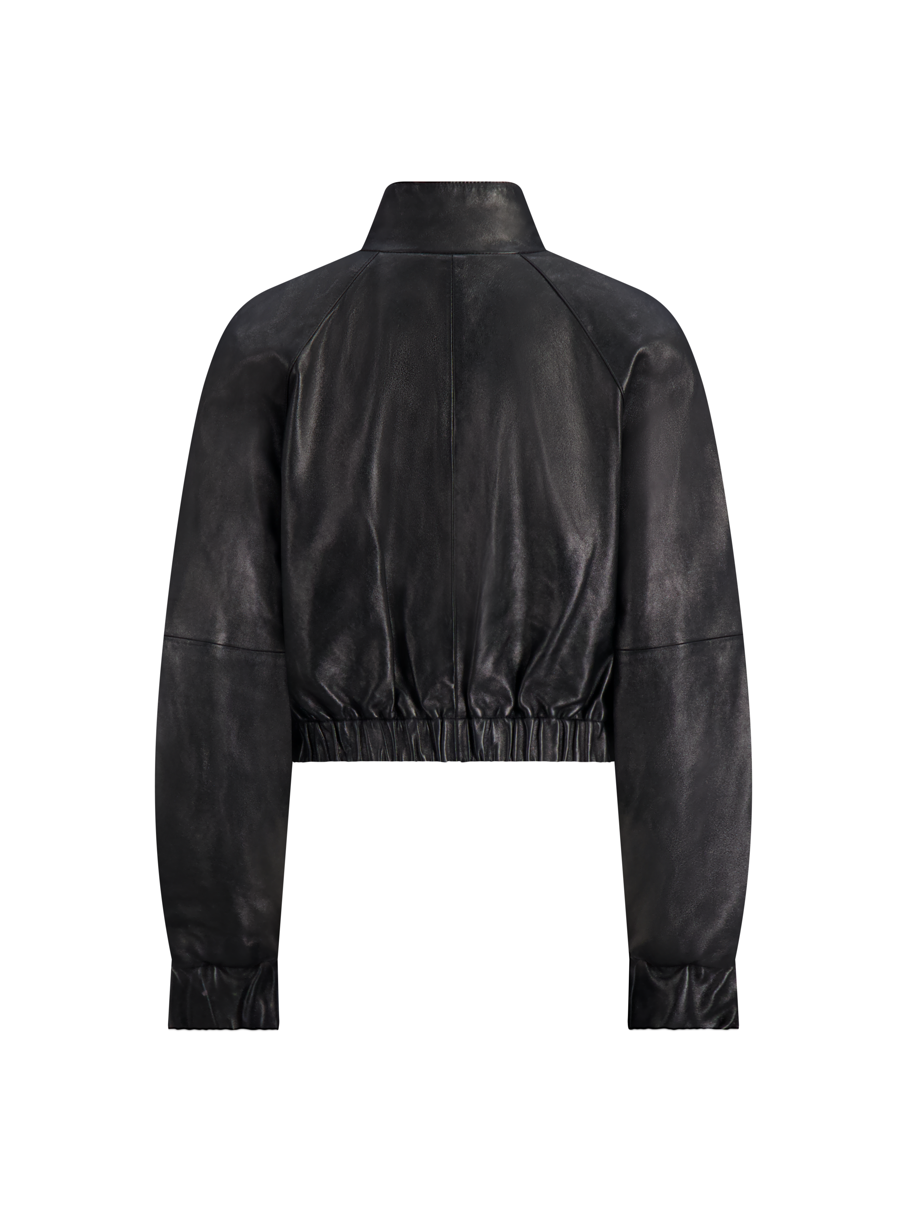 L’Avenue Leather Bomber | Black