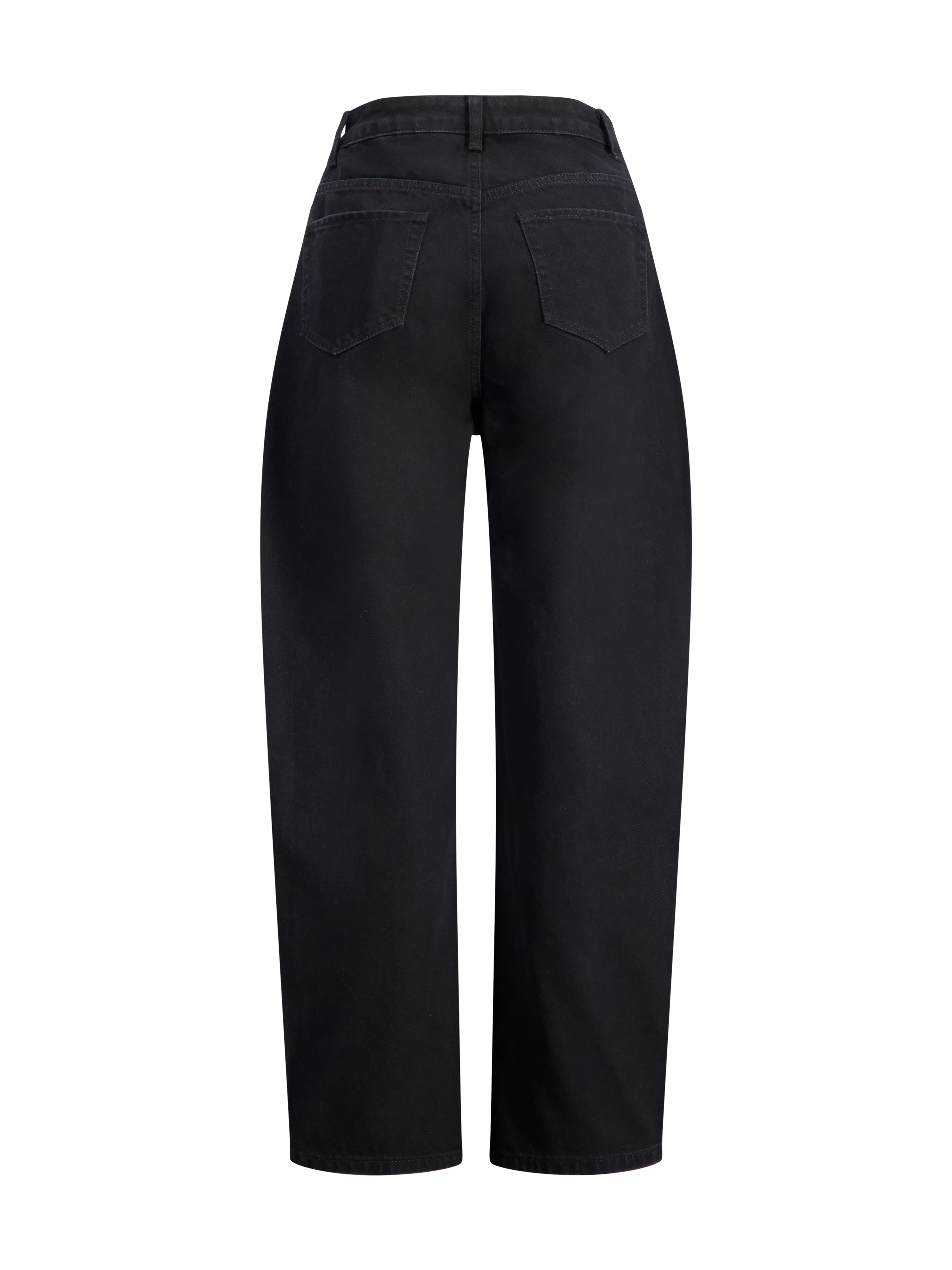The Cecilia Barrel Jeans | Black
