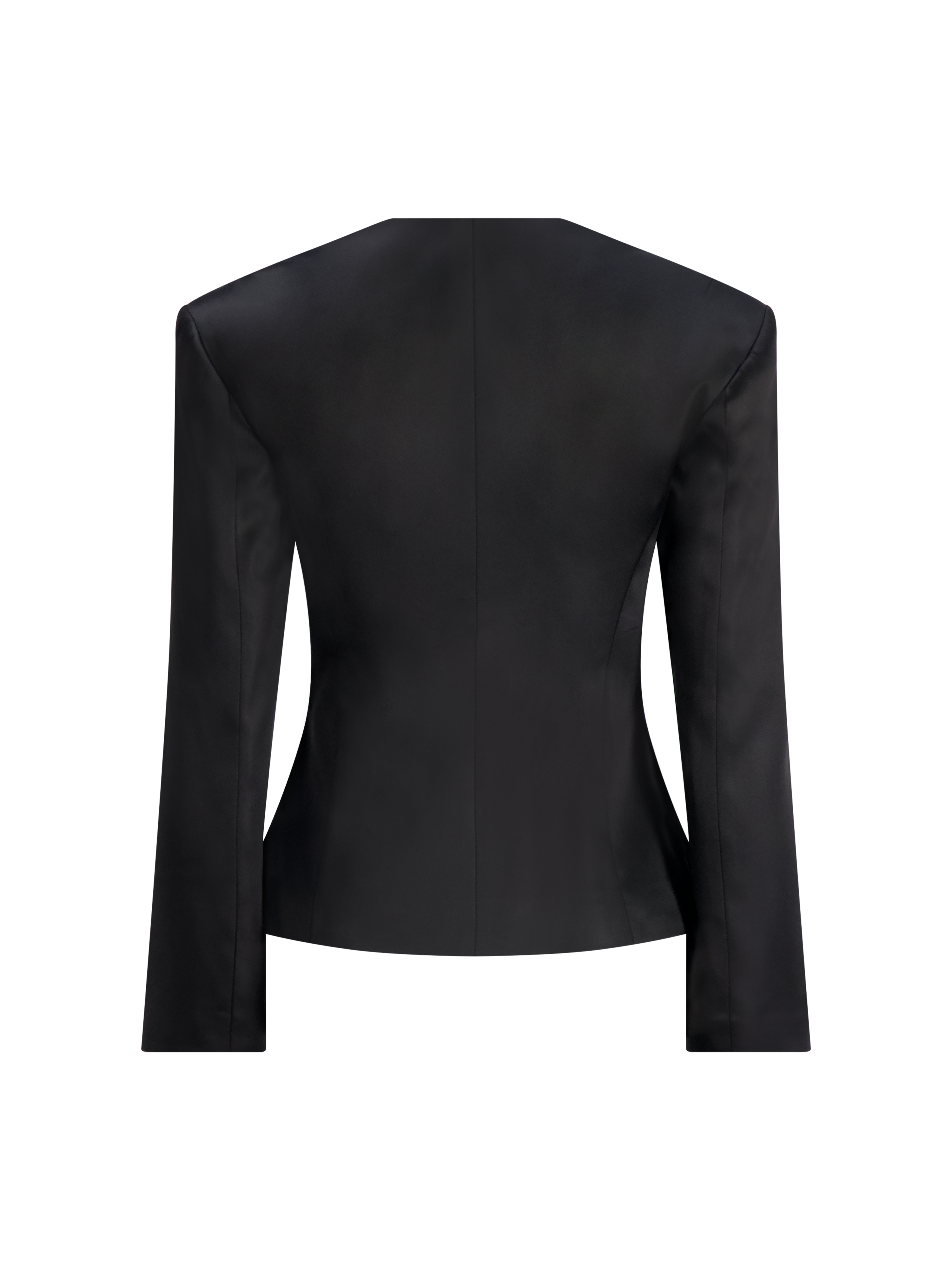 The Vendome Blazer Satin | Black