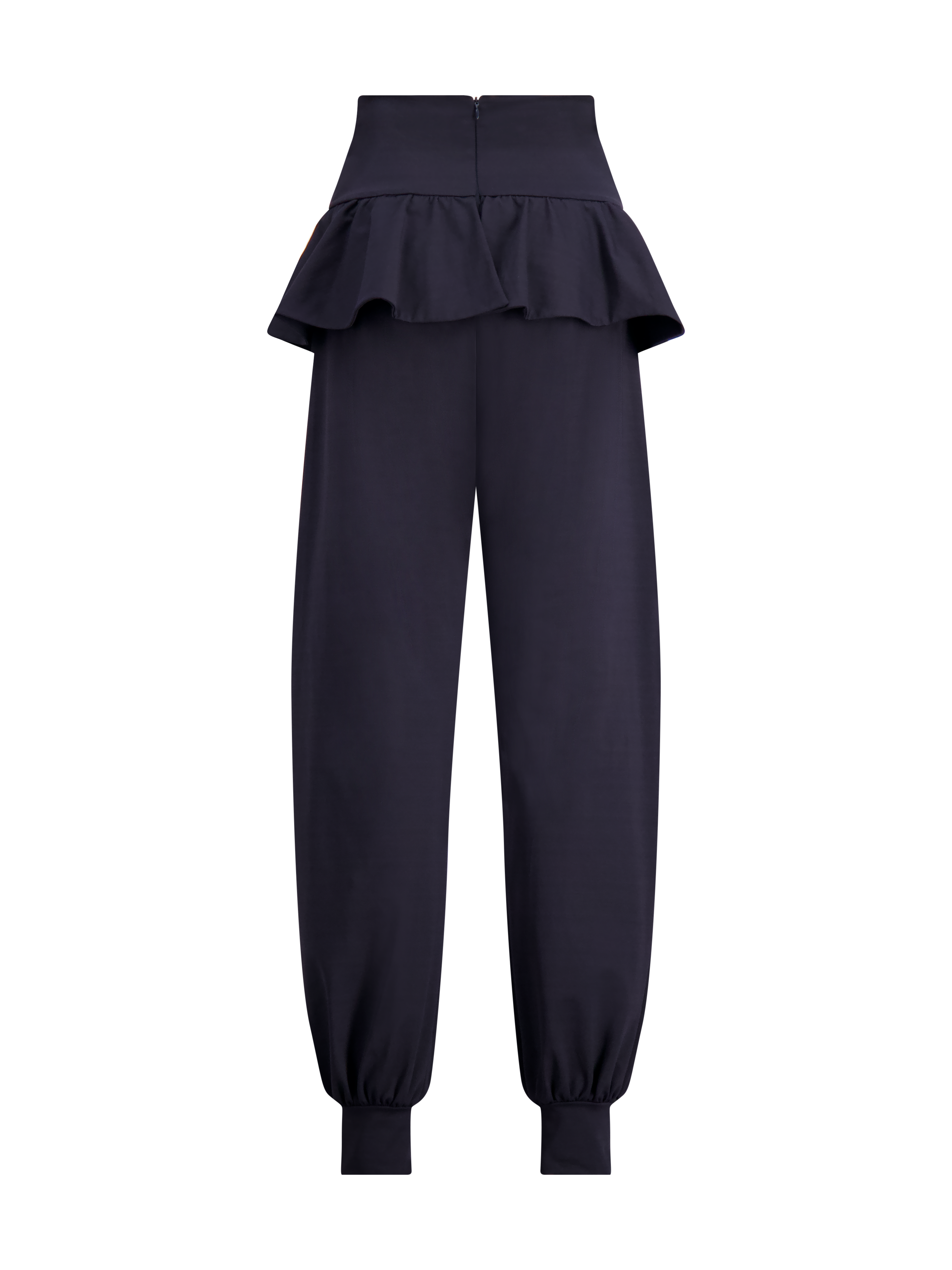 Cecilia Peplum Sweatpants | Black