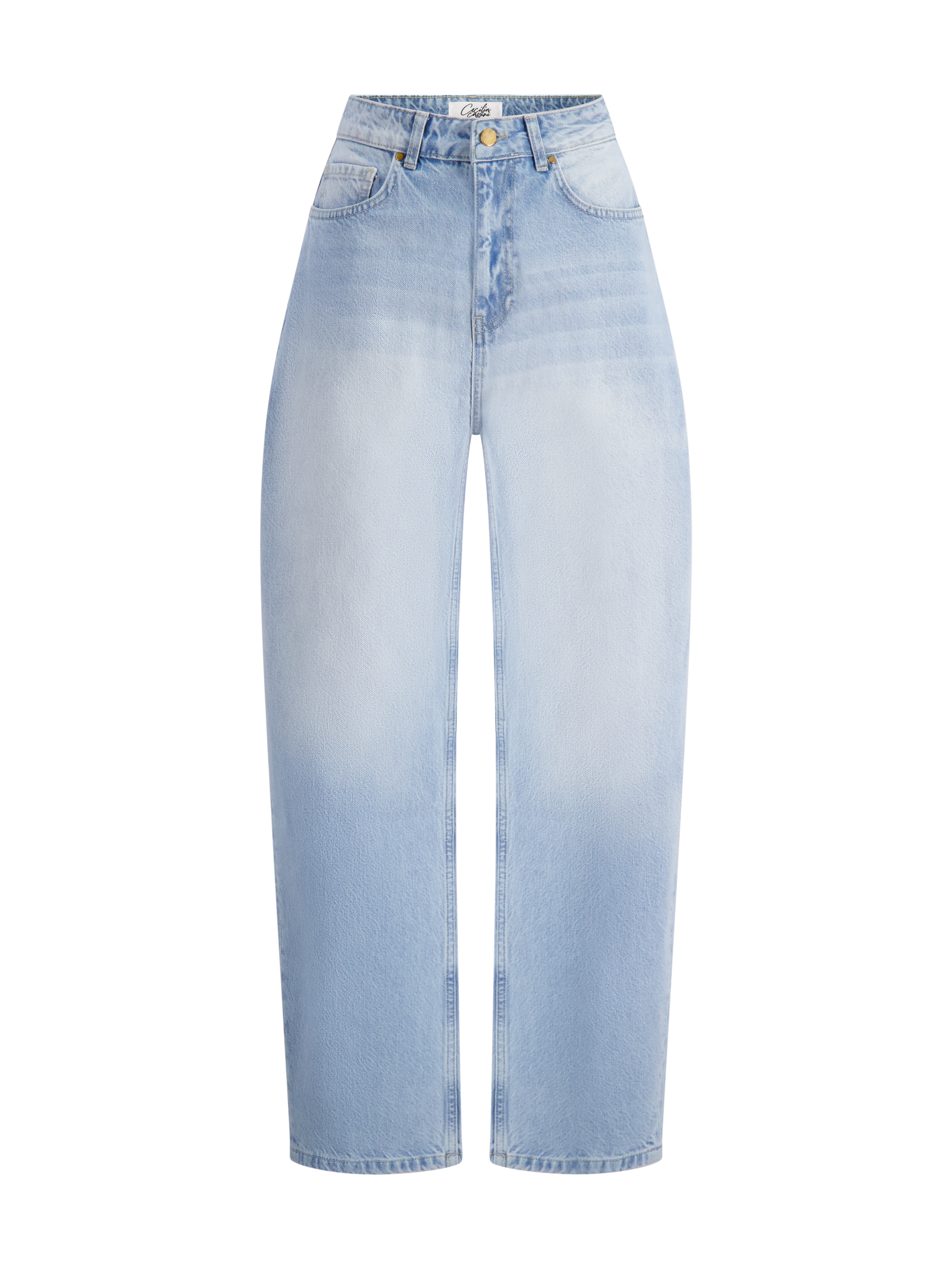 The Cecilia Barrel Jeans | Light Wash