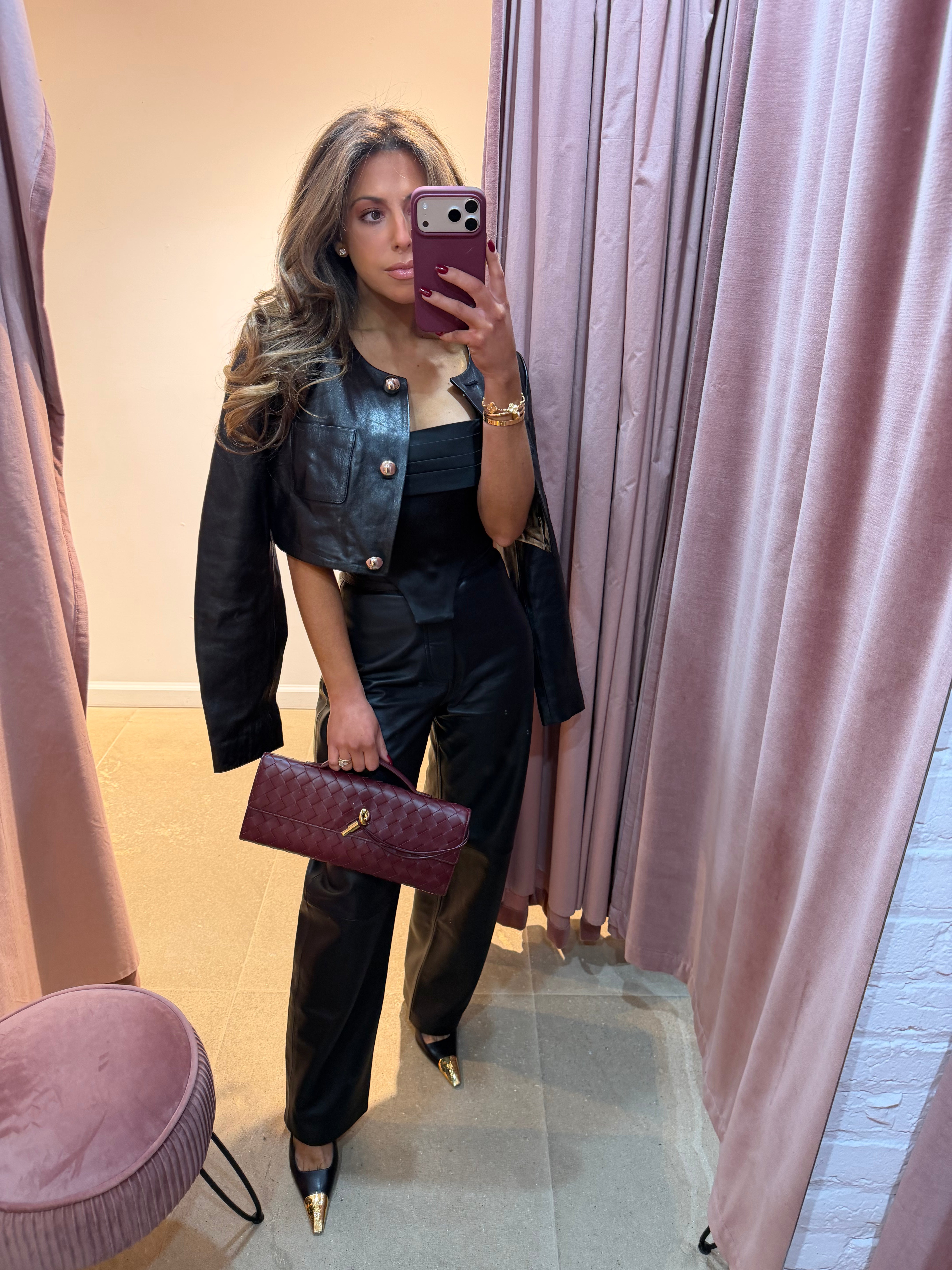 The Loulou Cropped Jacket | Black