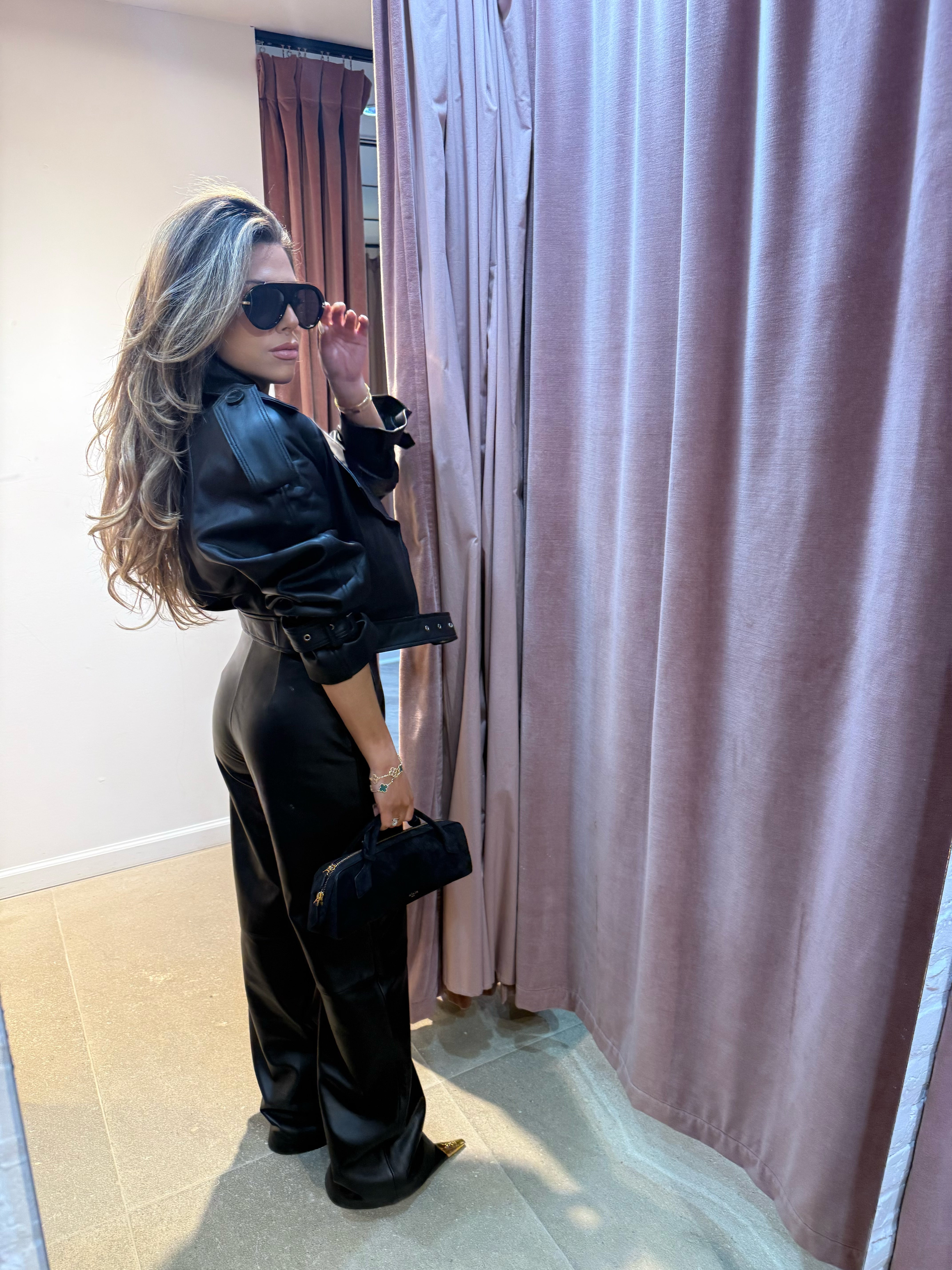 Cambon Leather Jacket | Black