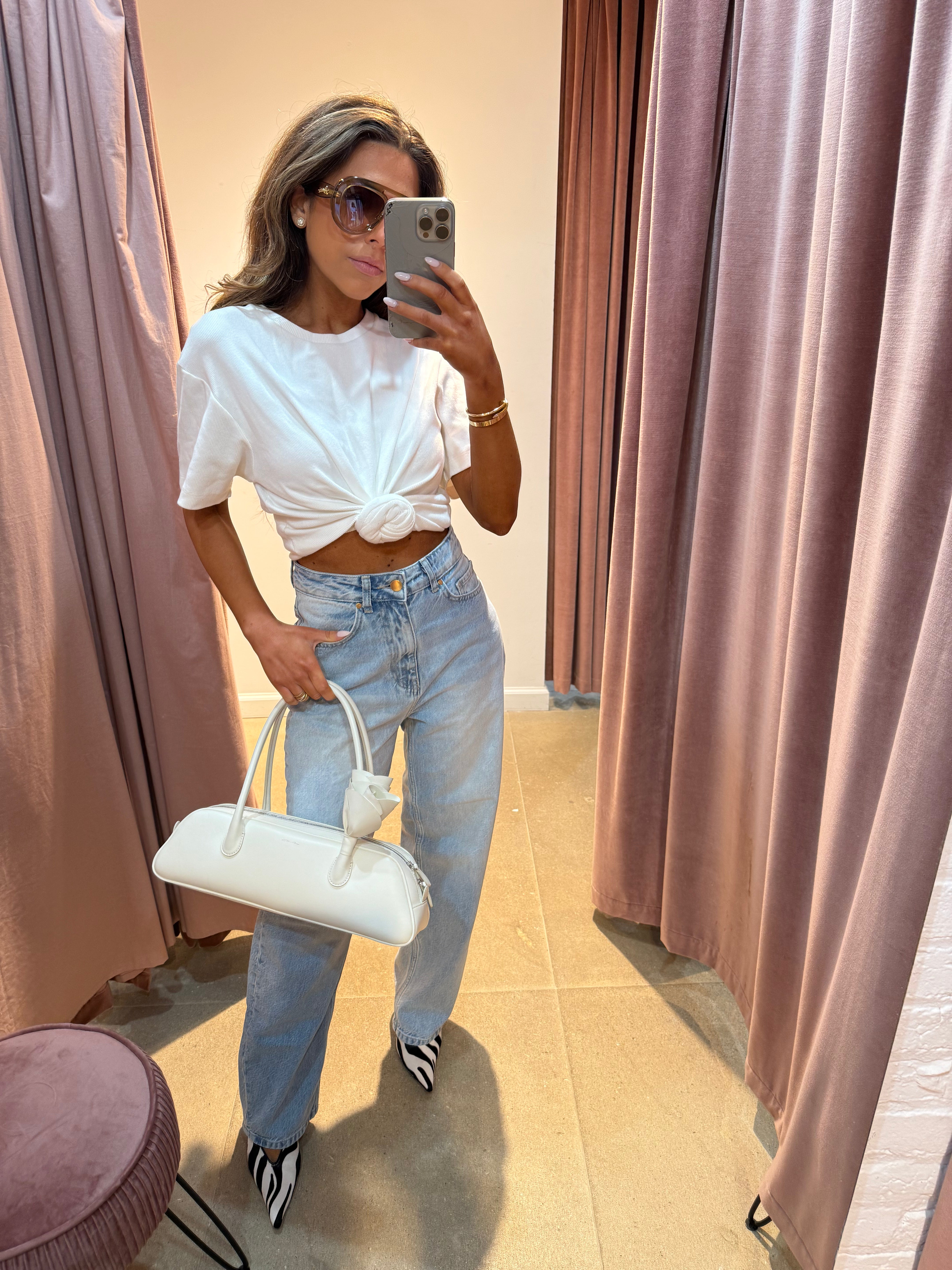 The Cecilia Barrel Jeans | Light Wash