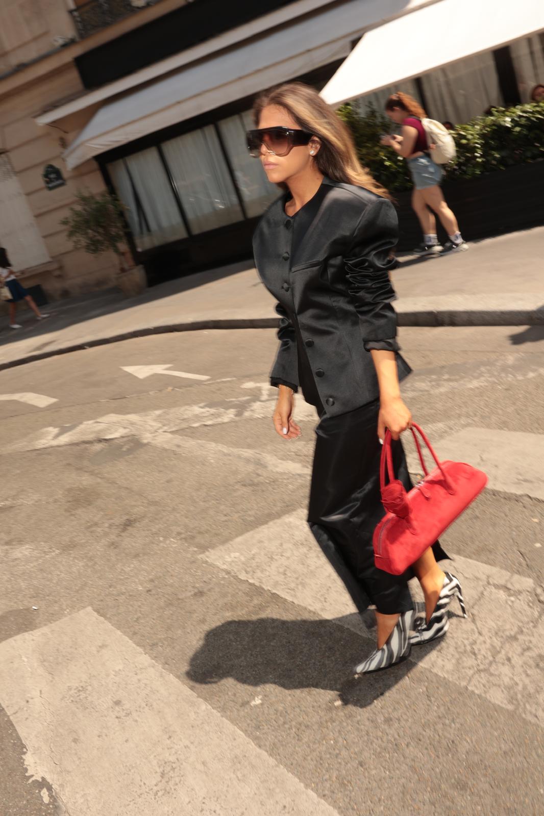 The Vendome Blazer Satin | Black